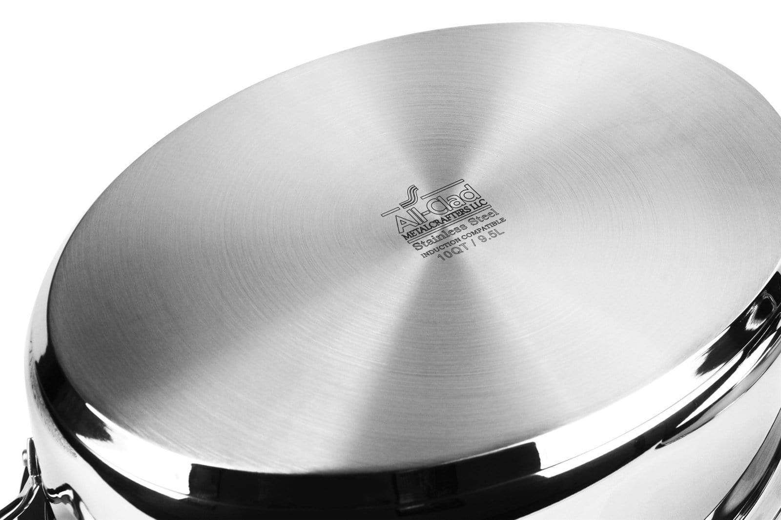 All-Clad Stainless Steel Covered Oval Roaster with Rack - Image 4