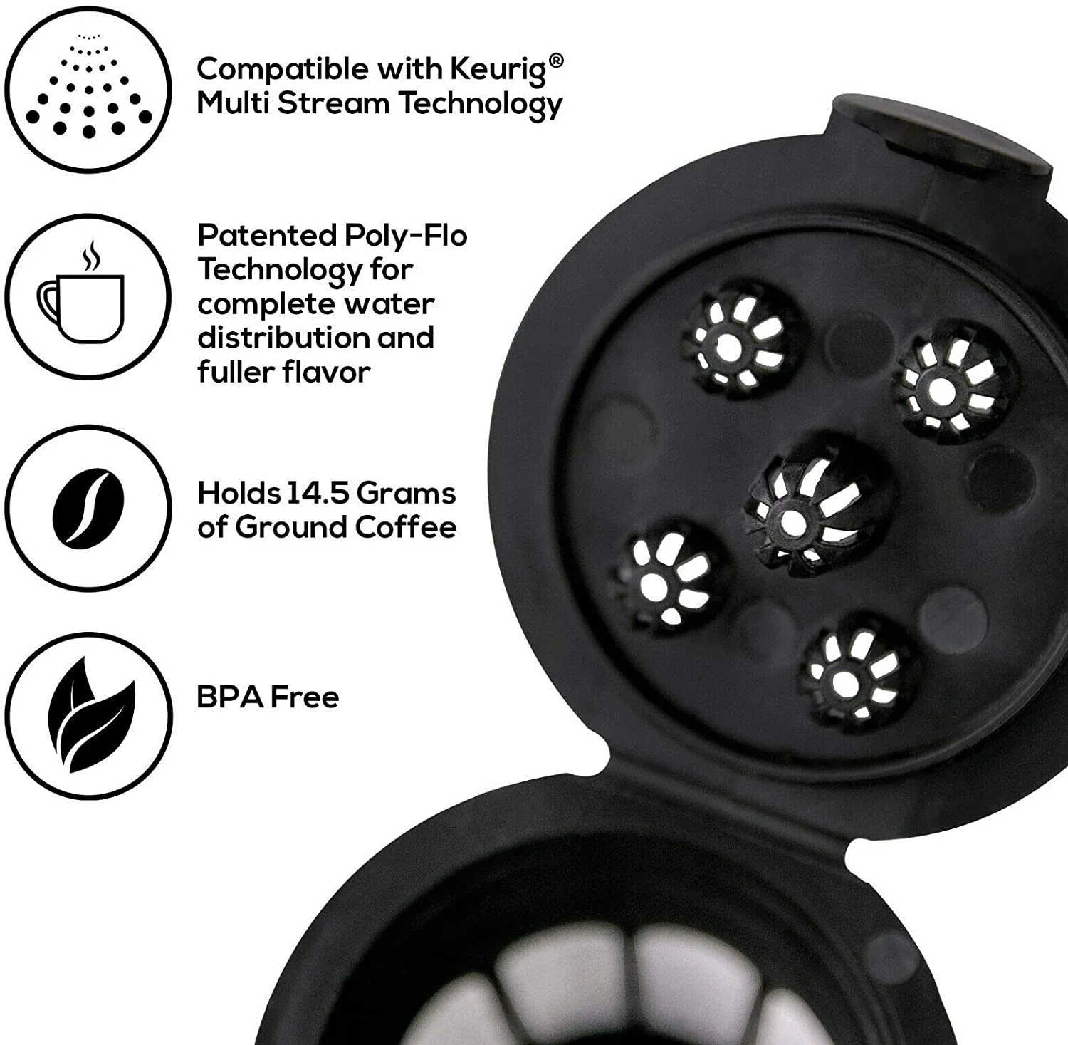 Café Supreme Reusable Coffee Filter Cup for Keurig - Image 2