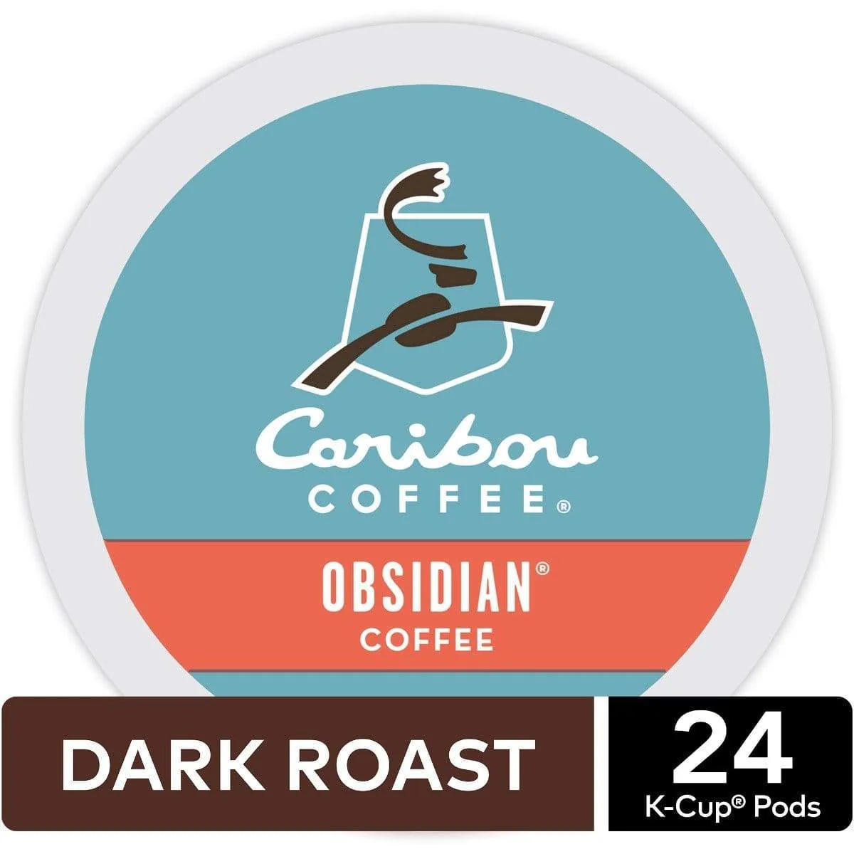 Caribou Obsidian K-Cup Coffee - 24 Ct. Box