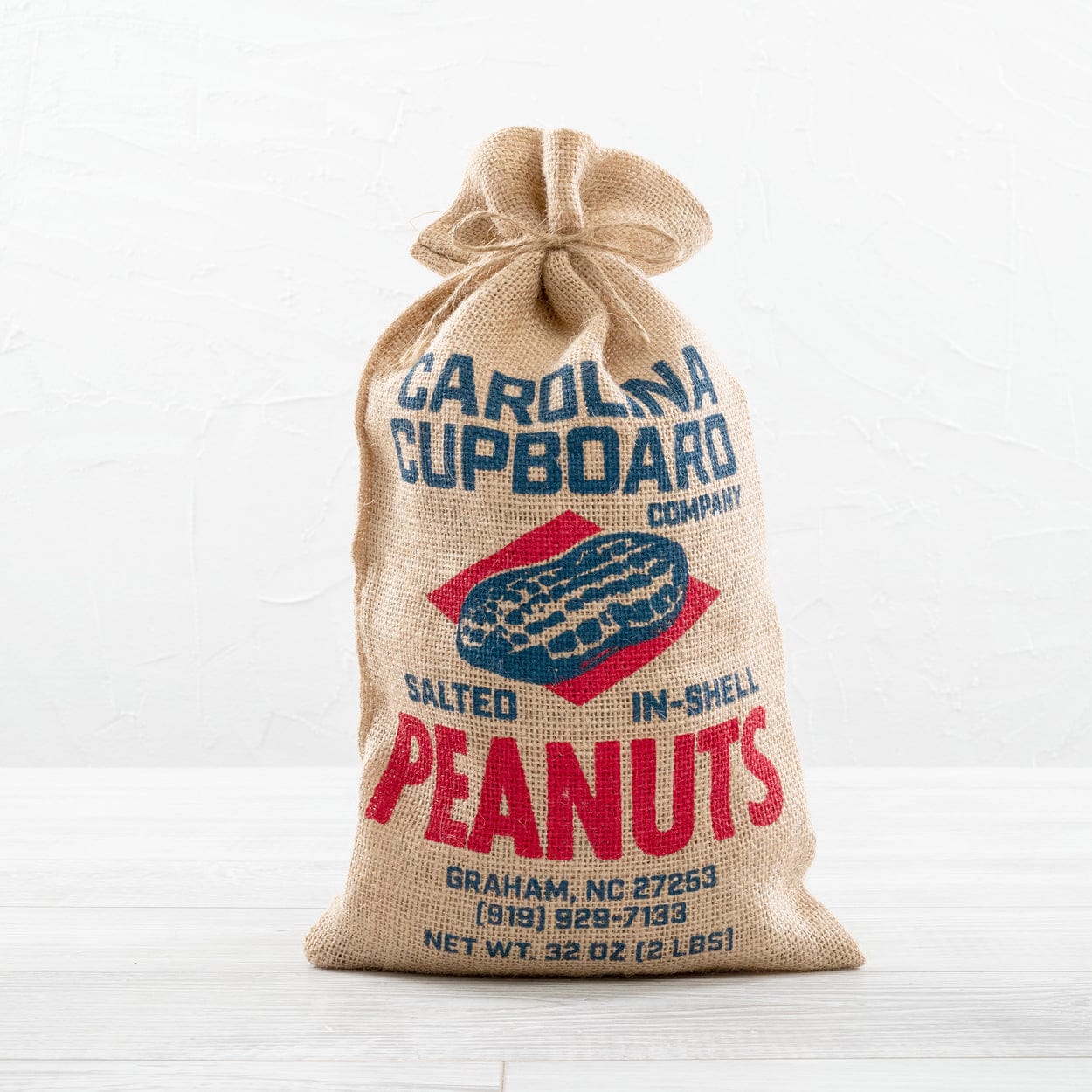Carolina Cupboard Roasted in Shell Peanuts 2 lb Burlap Bag - Image 2