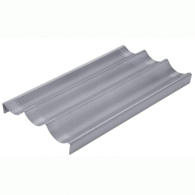 Chicago Metallic Commercial II Non Stick Baguette Pan - Image 2