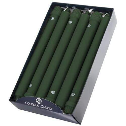 Colonial Candle Classic Taper 10" - Evergreen