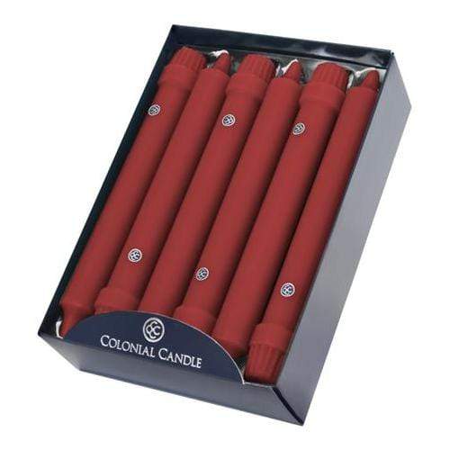 Colonial Candle Classic Taper 8" - Red