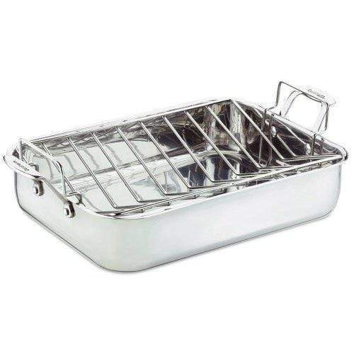 Cuisinart Chef's Classic Stainless 16 in Roasting Pan with Rack - Image 3