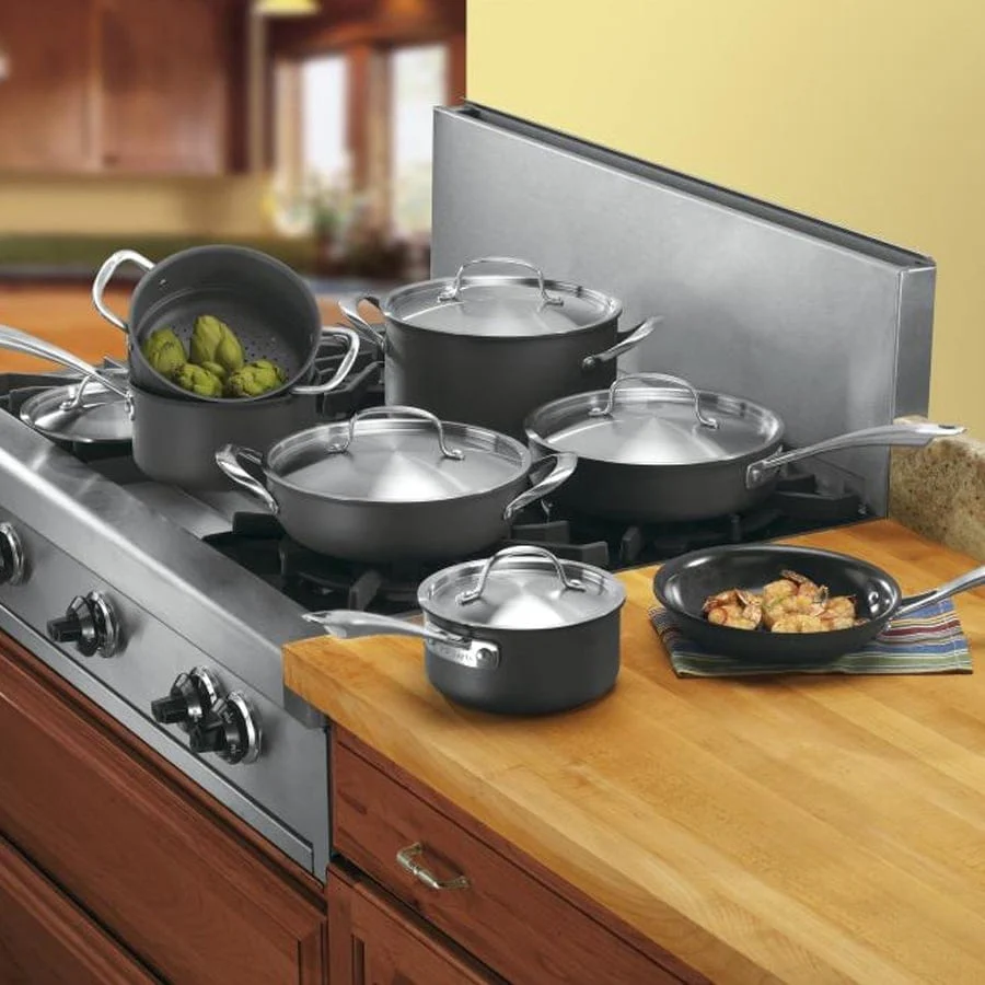 Cuisinart 12 Piece GreenGourmet Hard Anodized Cookware Set - Image 3