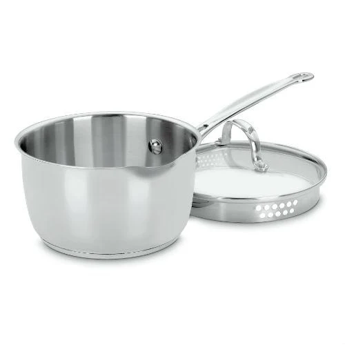 Cuisinart Chef's Classic Stainless Steel 3 qt. Cook and Pour Saucepan