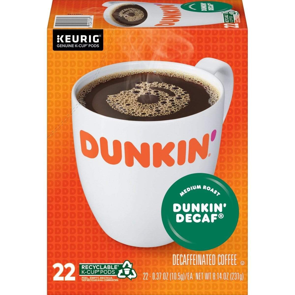 Dunkin' Dunkin' Decaf K-Cup Coffee - 22 Count Box - Image 2
