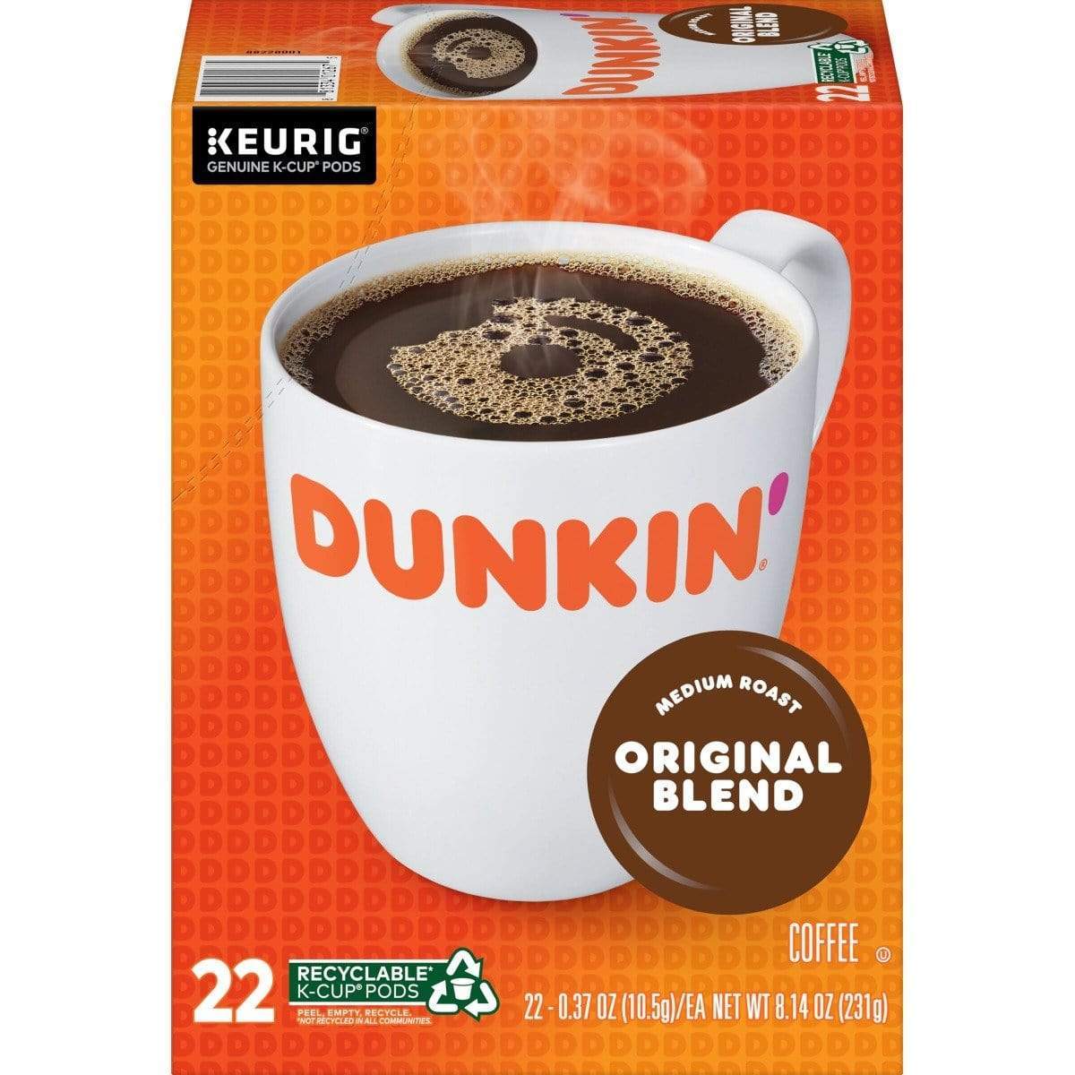 Dunkin' Original Blend K-Cup Coffee - 22 Count Box - Image 3