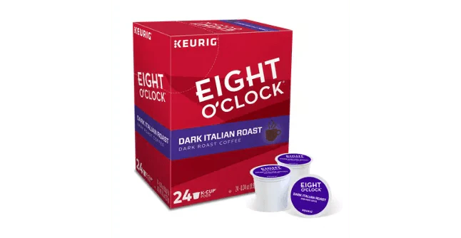 Eight O'Clock Coffee Dark Italian Roast K-Cup Coffee - 24 Count Box - Image 2