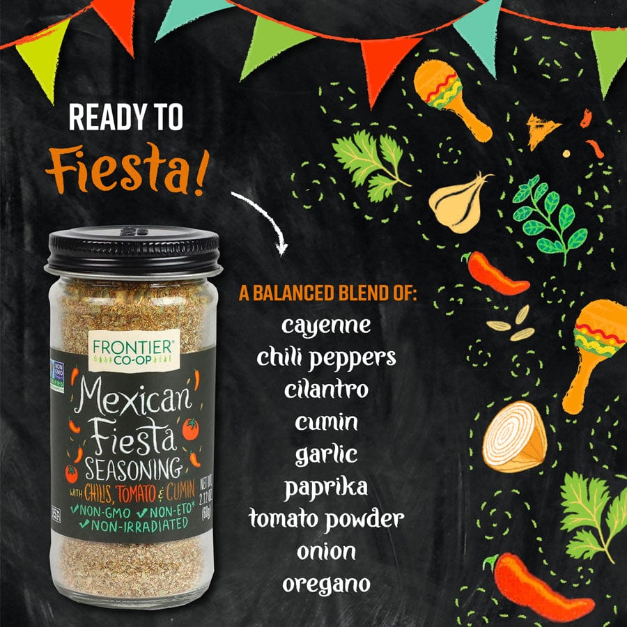 Frontier Co-Op Mexican Fiesta Seasoning 2.12 oz - Image 3