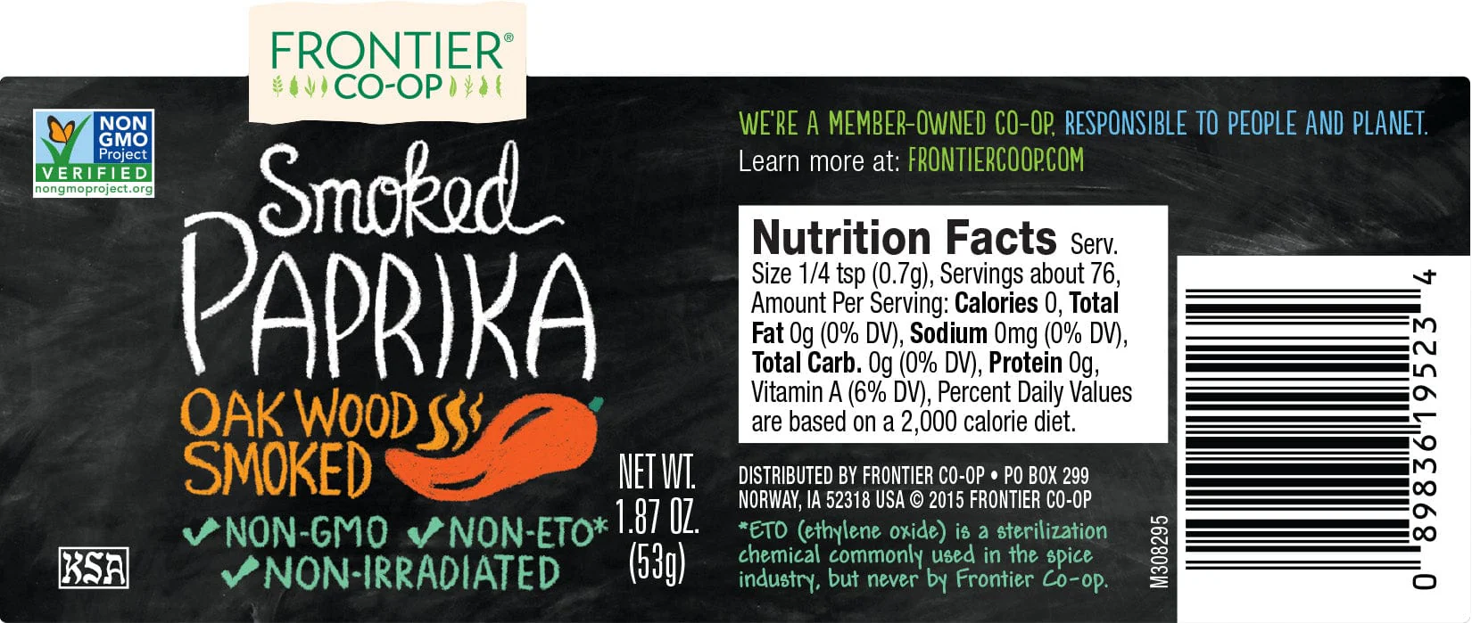 Frontier Co-Op Smoked Ground Paprika 1.87 oz - Image 3