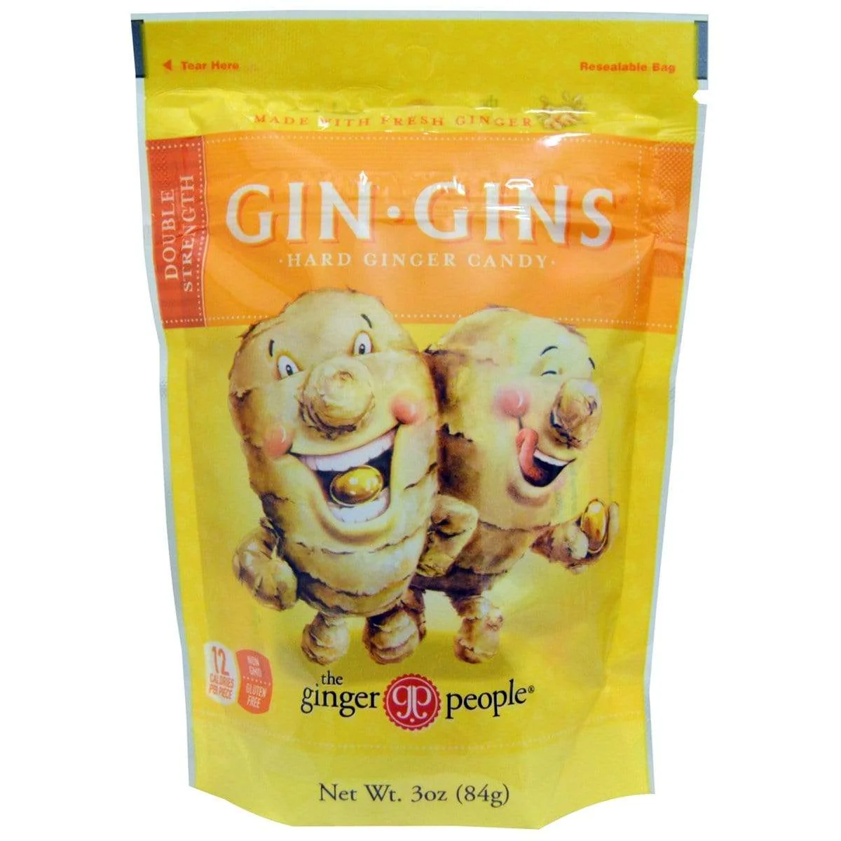 Ginger People Gin Gins Hard Ginger Candy 3 oz
