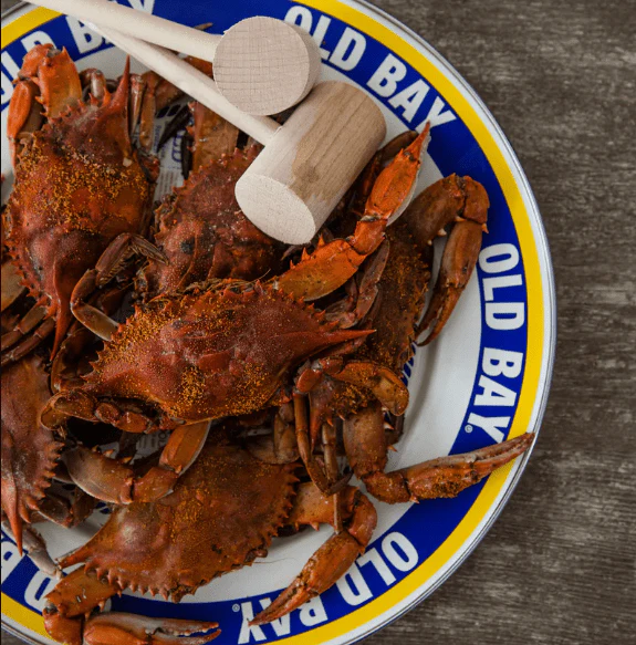 Golden Rabbit 20in Old Bay Serving Tray - Image 2