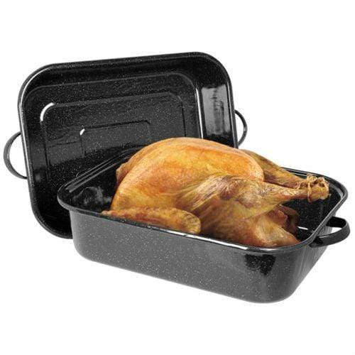 GraniteWare 19.5in Rectangular Roaster With Lid - Image 3