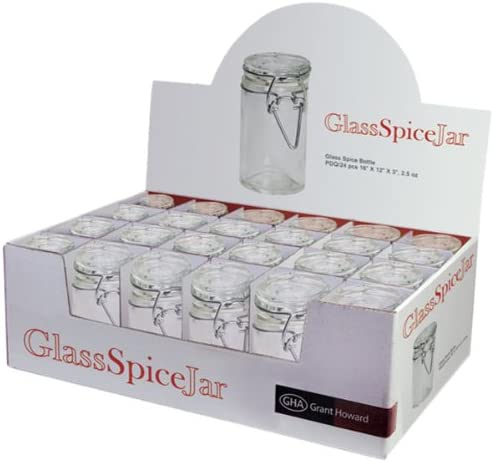 Grant Howard Spice Jar Round 3.4 oz