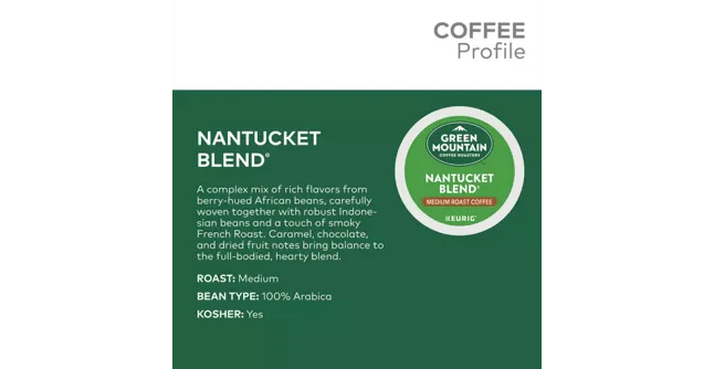 Green Mountain Coffee Roasters Nantucket Blend K-Cup Coffee - 24 Count Box - Image 4