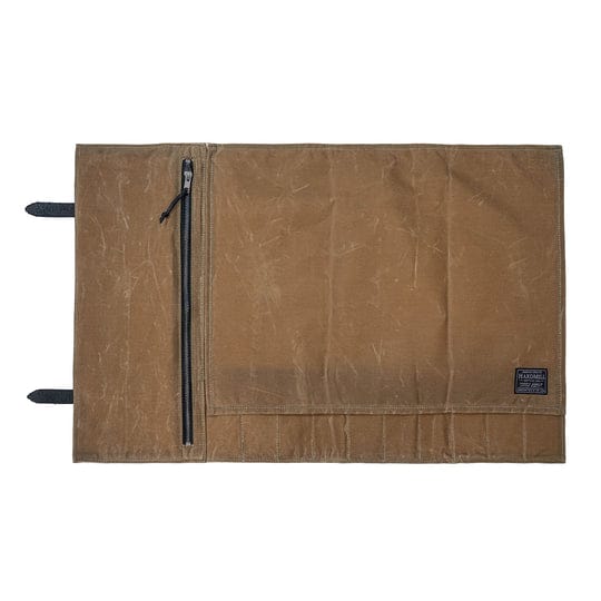 Hardmill Waxed Knife Roll - Field Tan - Image 3