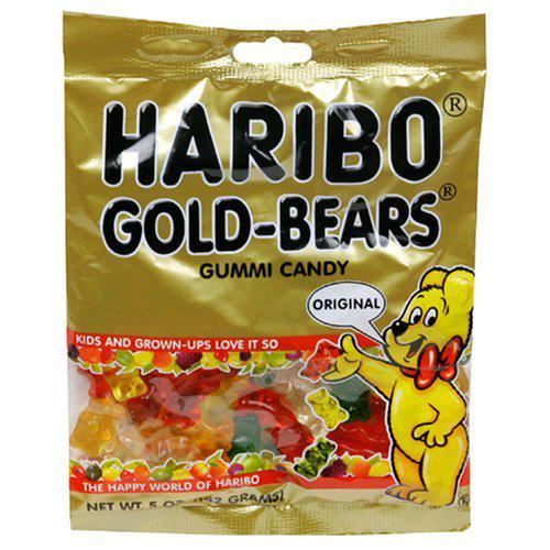 Haribo Gold Gummi Bears - 5oz Bag