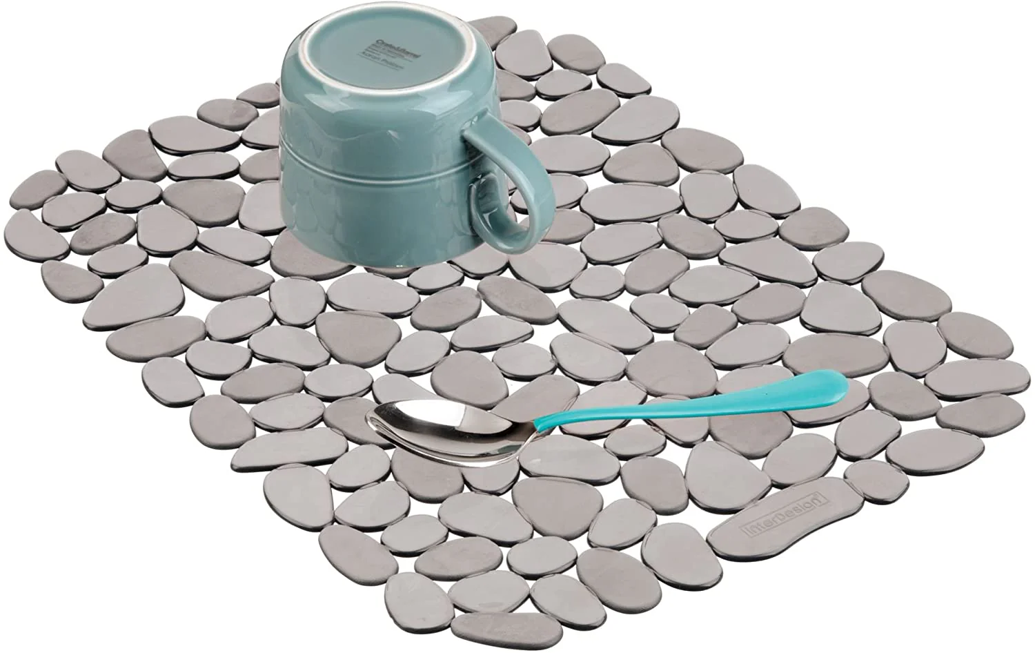 InterDesign« Large Pebblz Sink Mat-Graphite - Image 2