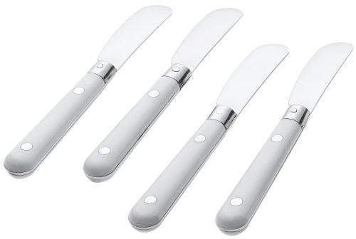 Le Prix Stainless Steel Butter Spreader, White