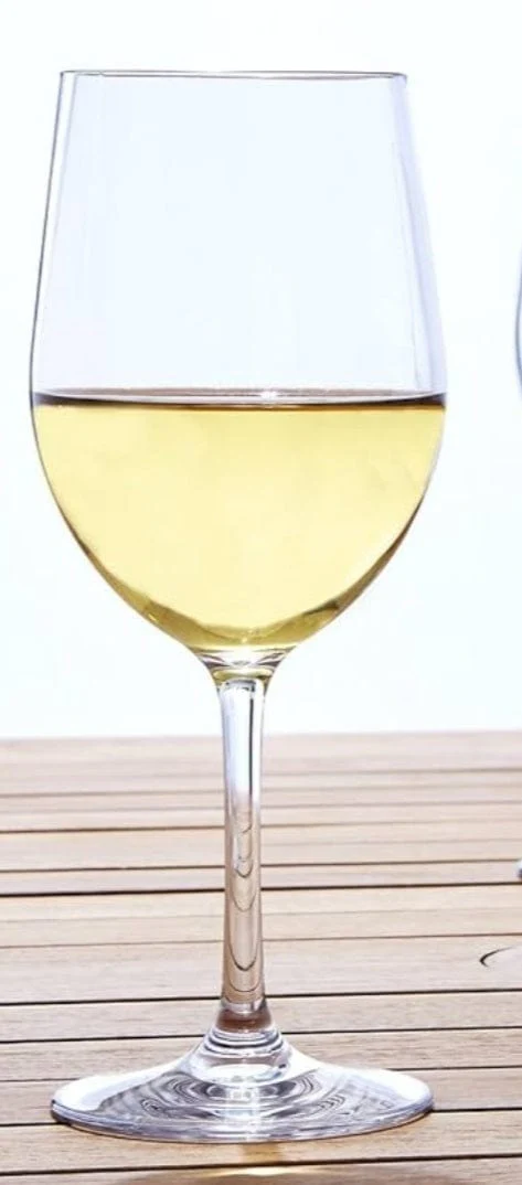 LeadingWare 12 oz Acrylic White Wine Glass - Image 4