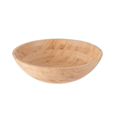 Lipper International Bamboo 14in Salad Bowl
