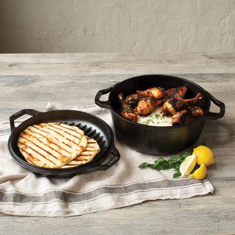 Lodge Chef Collection 6 Quart Double Dutch Oven - Image 3