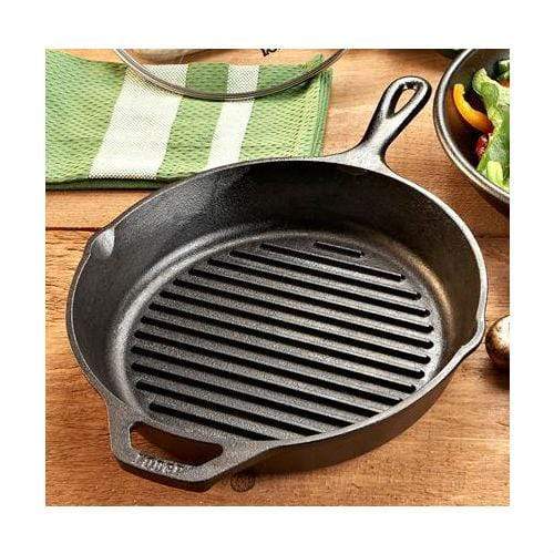 Lodge Pro Logic Cast Iron 10.25in Round Grill Pan - Image 2