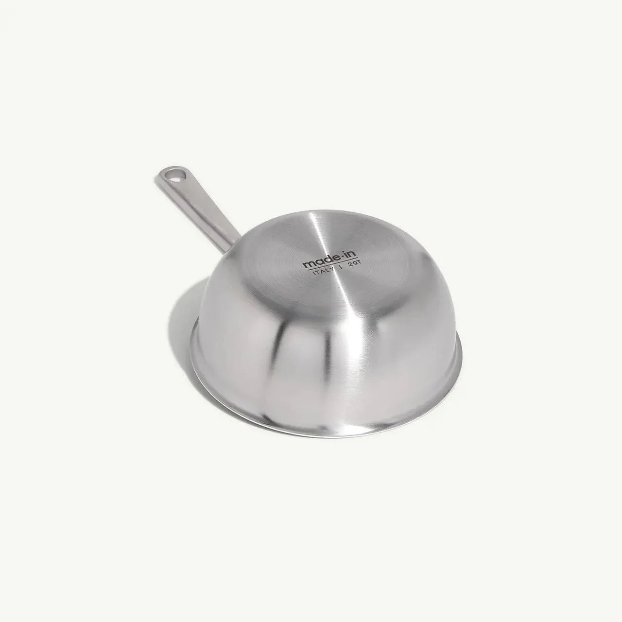 MADE IN Cookware 2 QT Stainless Clad Saucier with Lid - Image 6