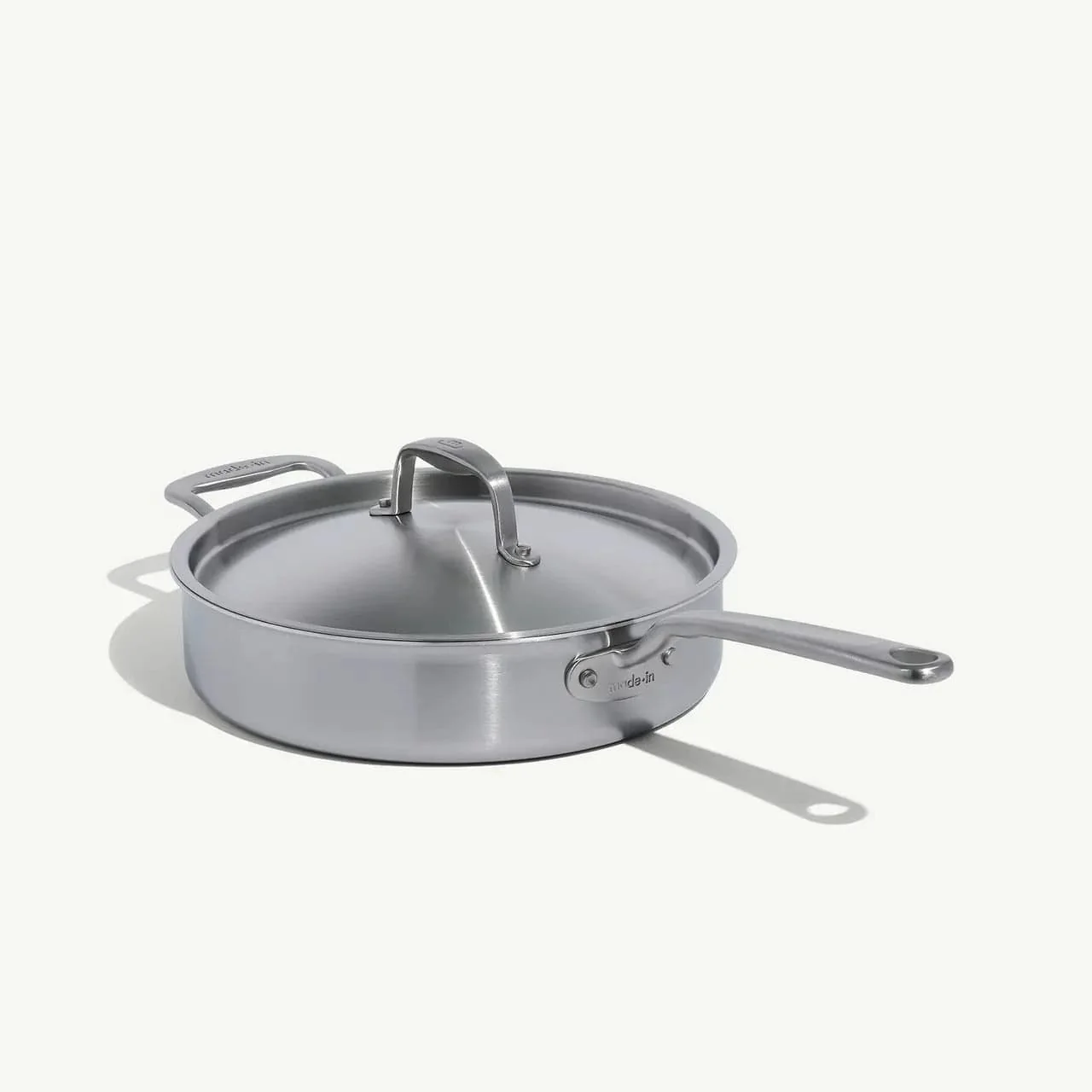 MADE IN Cookware 3.5 QT Stainless Clad Saute Pan with Lid - Image 2