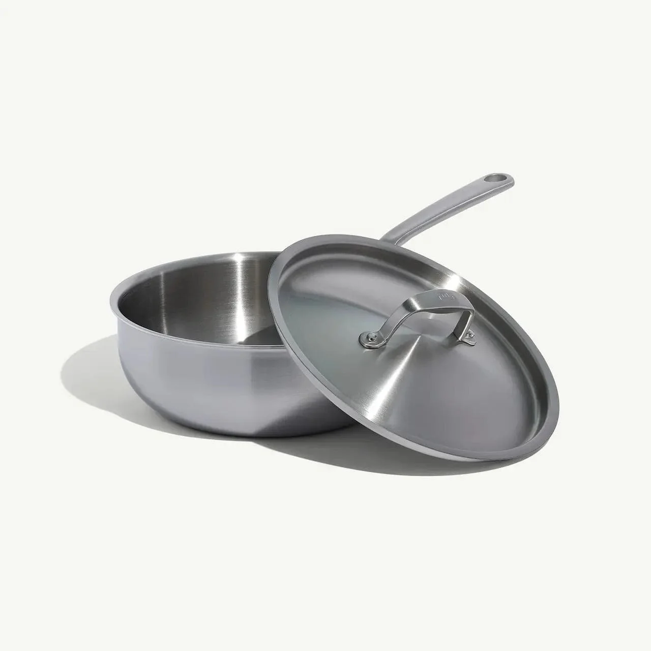 MADE IN Cookware 3 QT Stainless Clad Saucier with Lid - Image 3