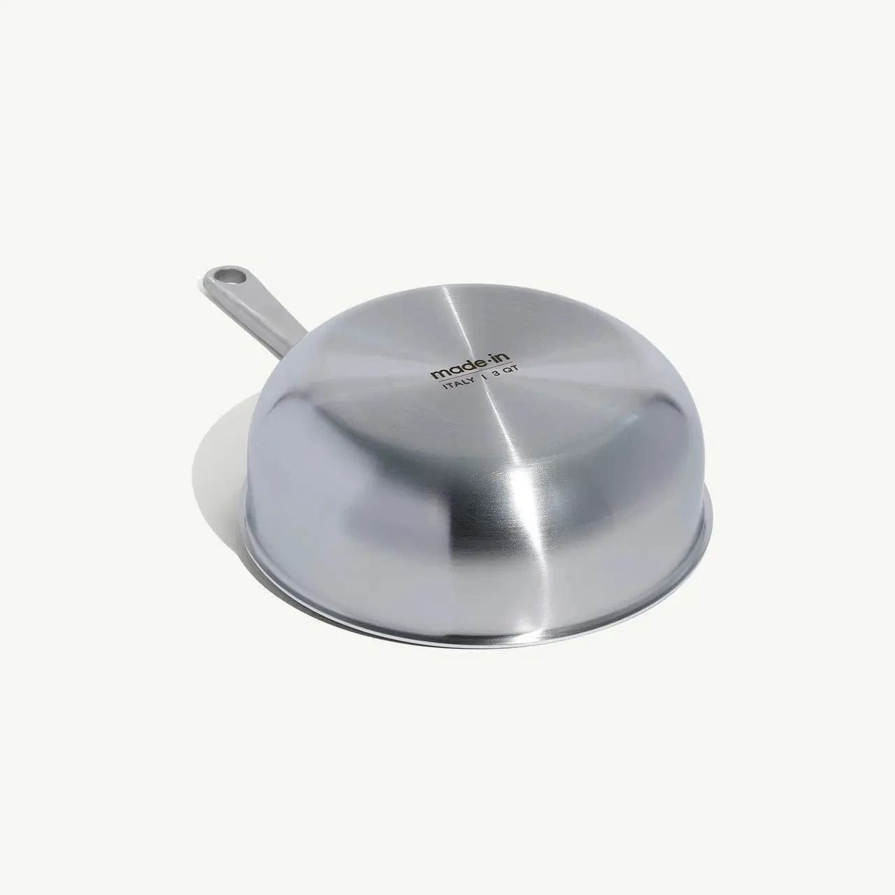 MADE IN Cookware 3 QT Stainless Clad Saucier with Lid - Image 6