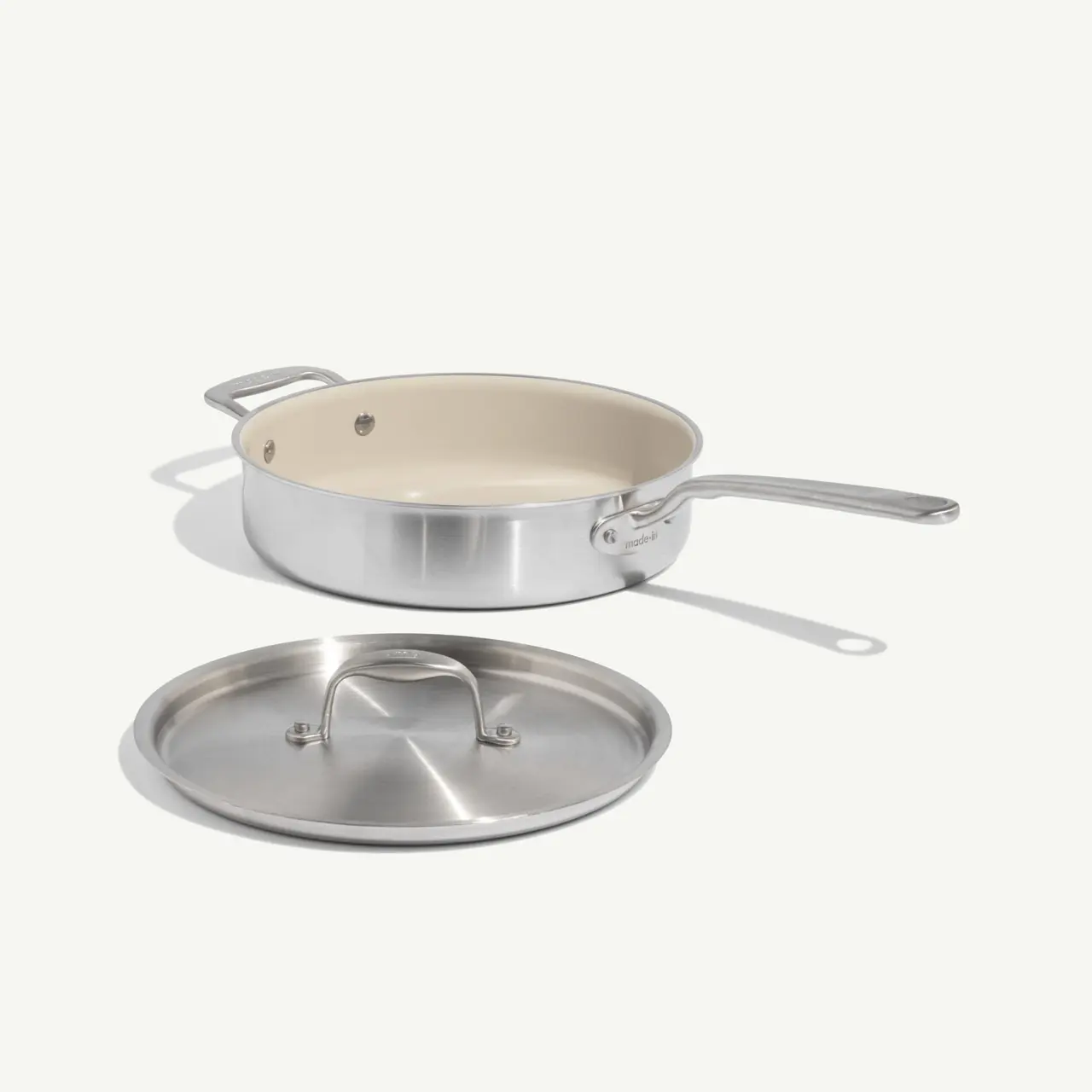 Made in Cookware 3.5 qt CeramiClad Saute Pan
