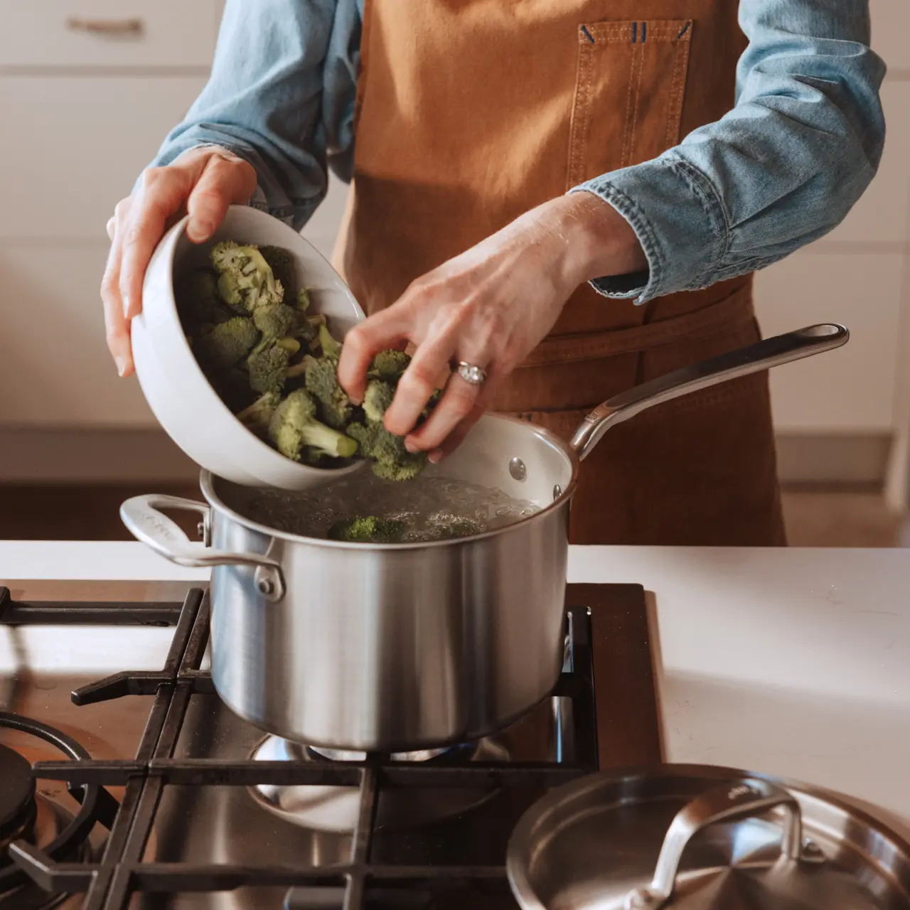 Made in Cookware 4 qt CeramiClad Sauce Pan - Image 2