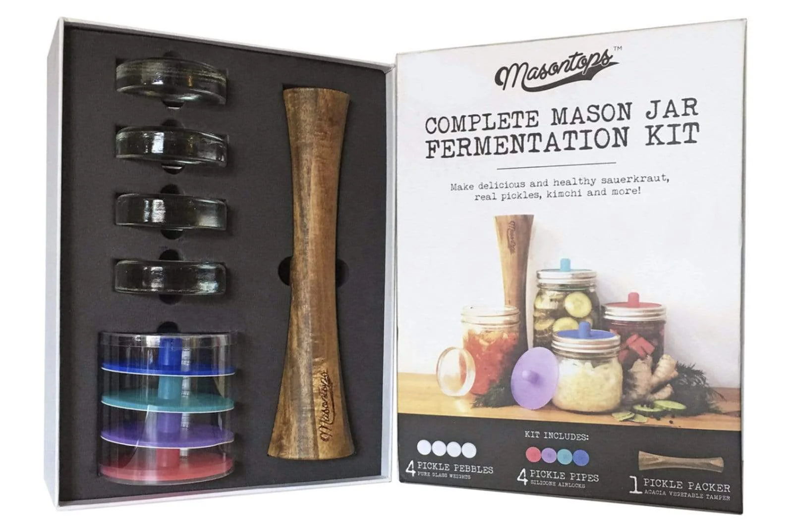 Masontops Complete Mason Jar Fermentation Kit