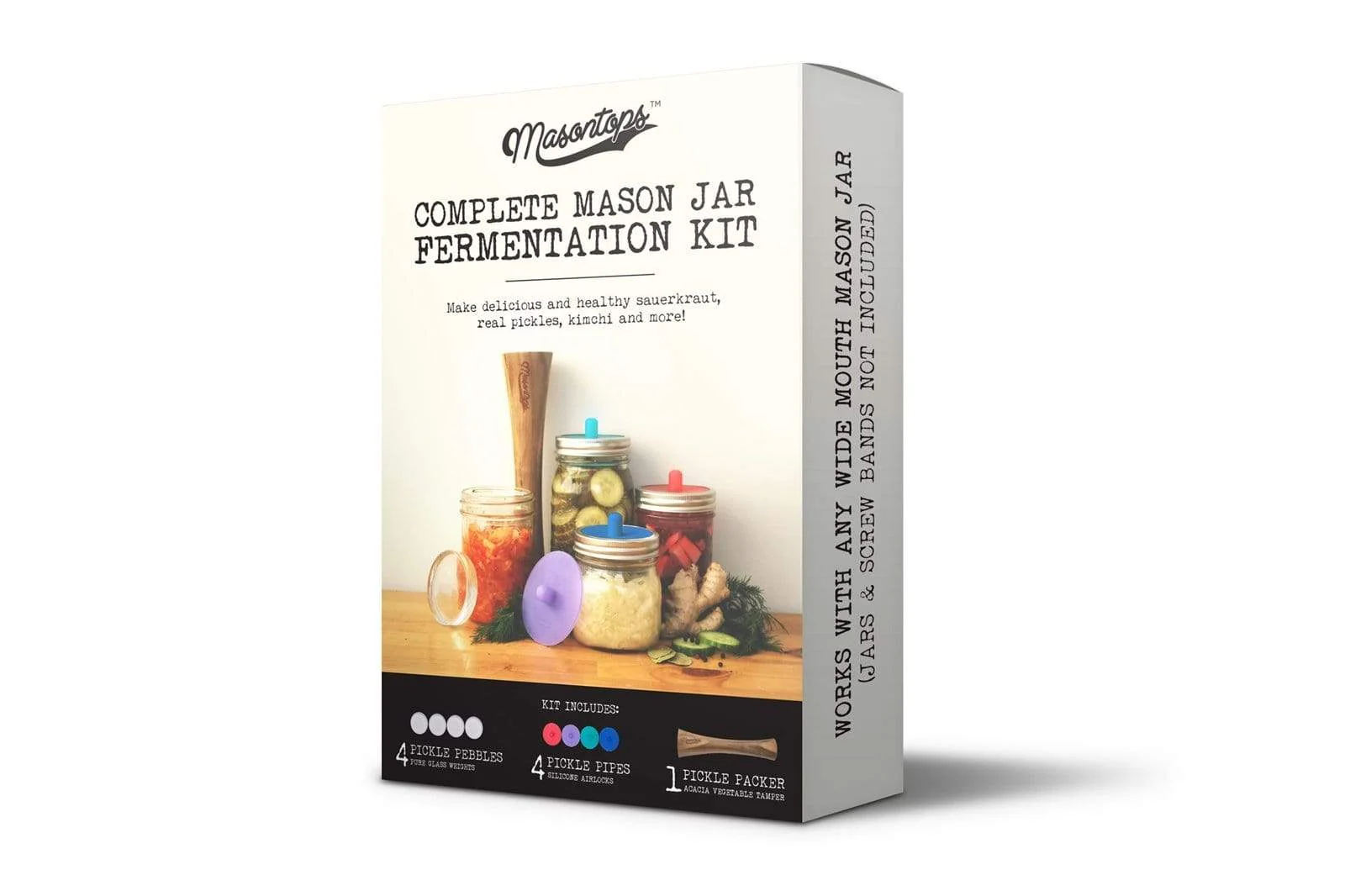 Masontops Complete Mason Jar Fermentation Kit - Image 3