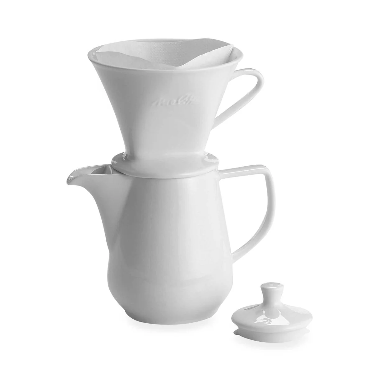 Melitta Porcelain 6 cup Pour-Over Coffeemaker