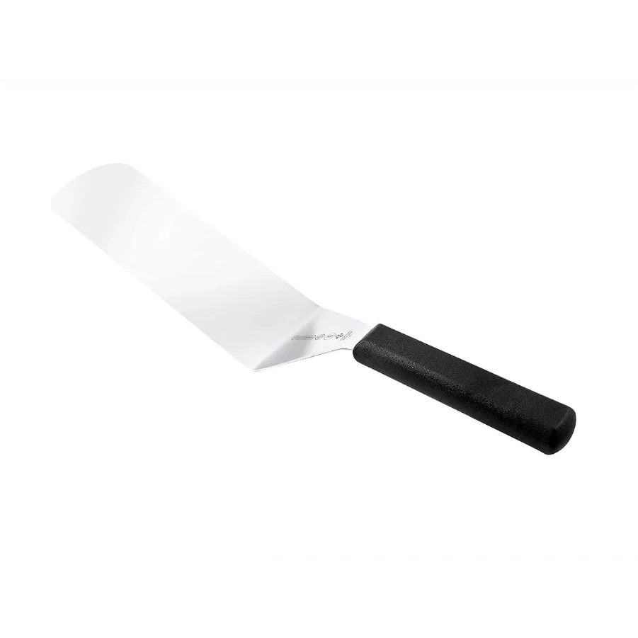 Mundial Stainless Steel 8" x 3"  Turner with Black Handle