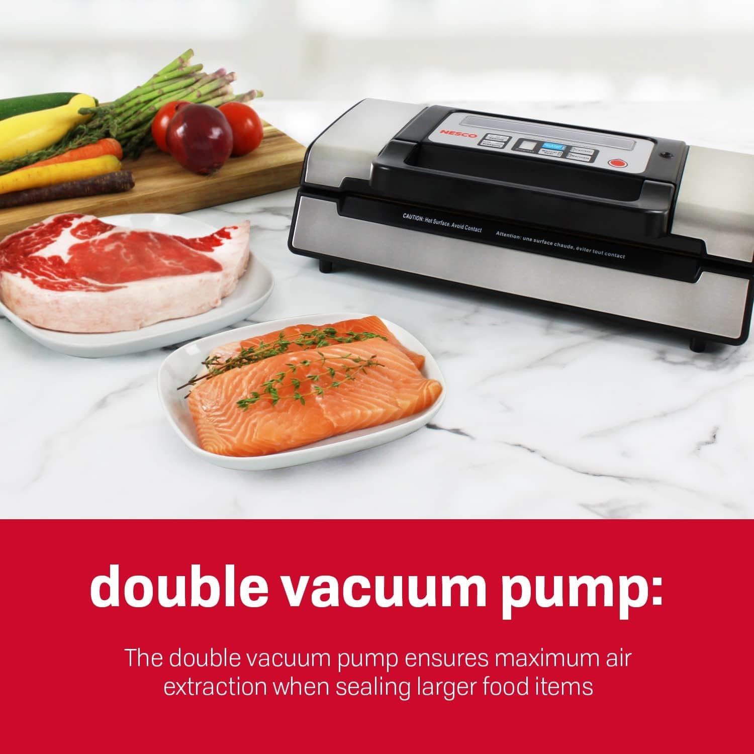 Nesco Deluxe Food VS-12 Vacuum Sealer - Image 3