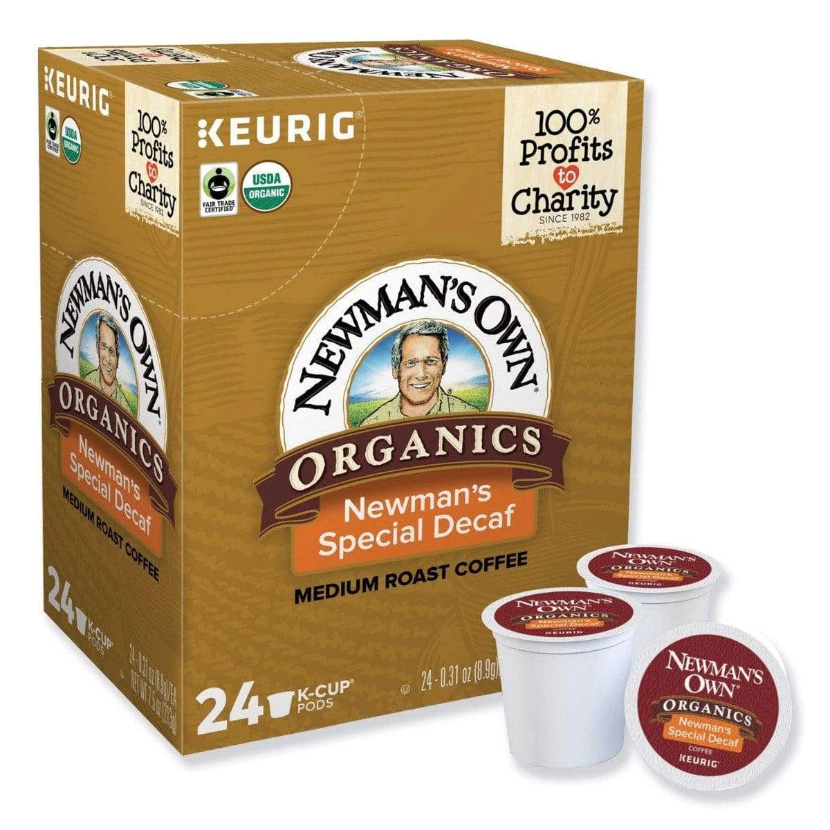 Newman's Own Organics Special Blend Decaf K-Cup Coffee - Image 2