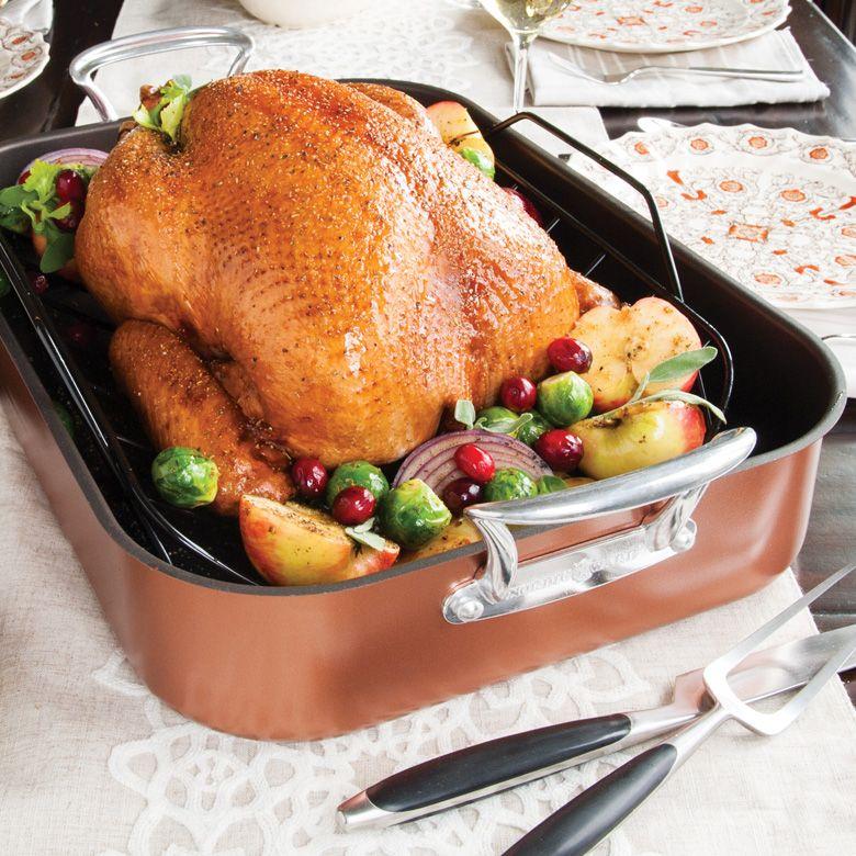Nordic Ware 13x18 in Turkey Roaster with Rack - Image 2