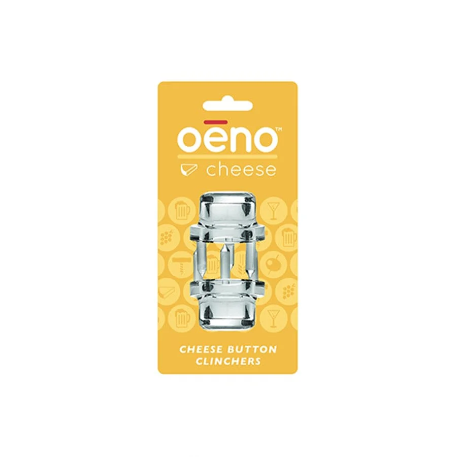 Oenophilia Cheese Button Clinchers Set of 2
