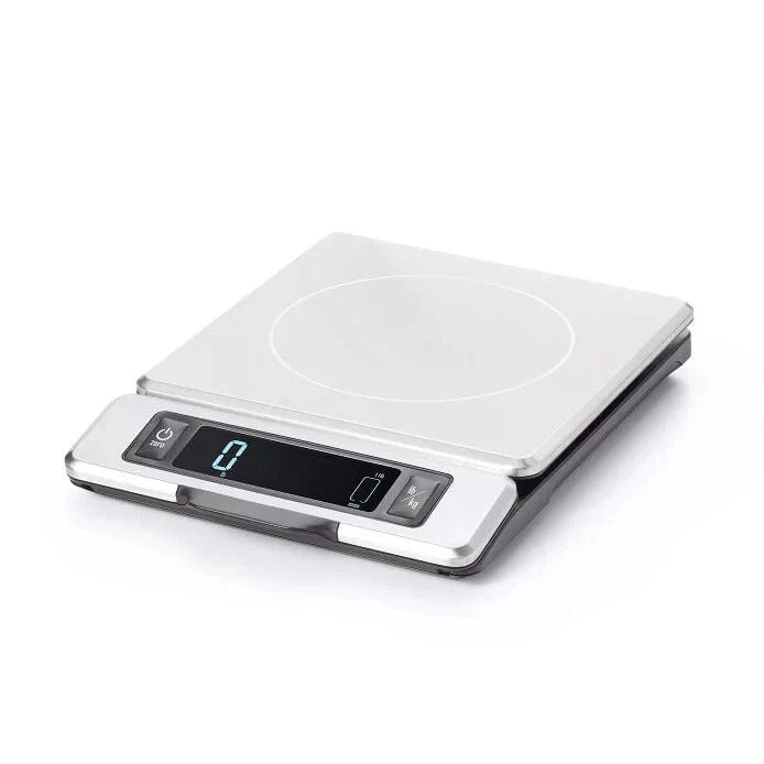 OXO 11 lb Stainless Steel Food Scale with Pull out Display - Image 2