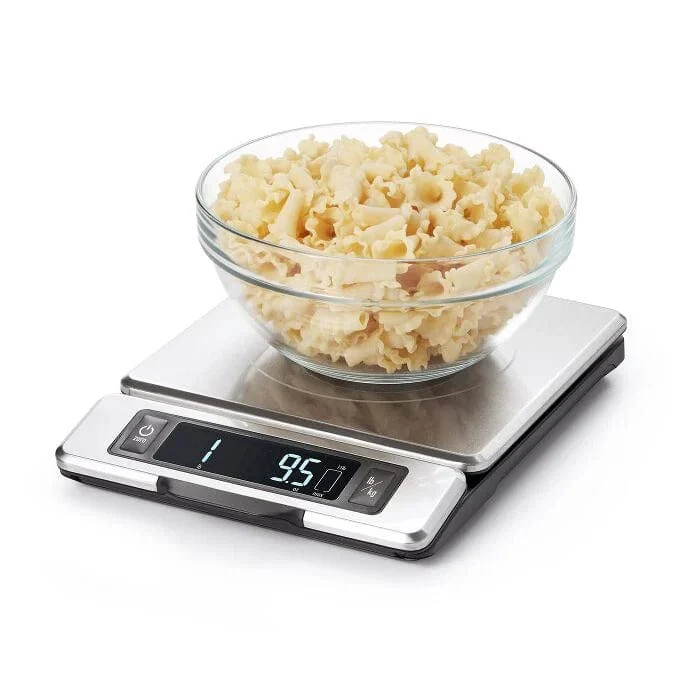 OXO 11 lb Stainless Steel Food Scale with Pull out Display - Image 3
