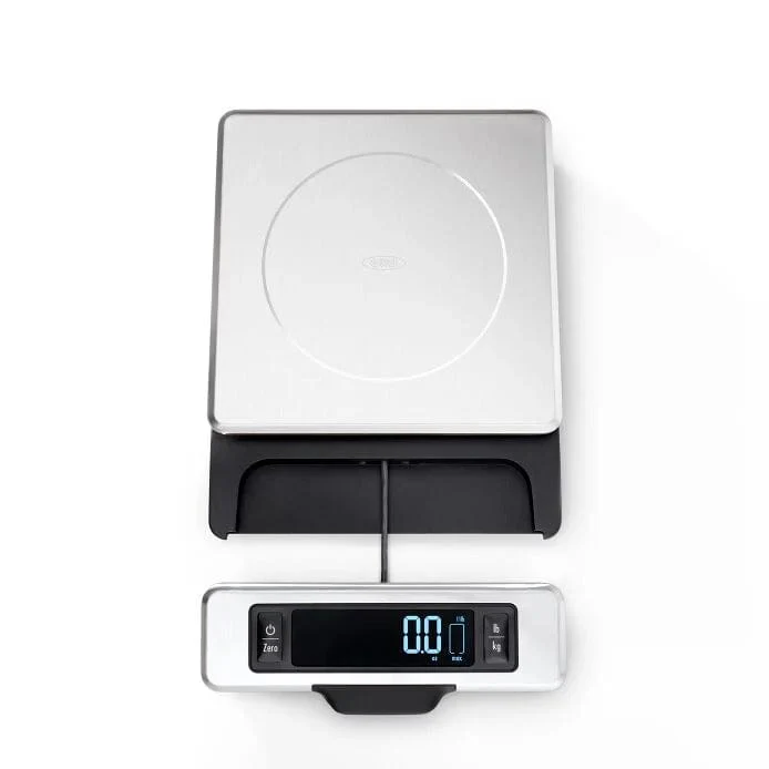 OXO 11 lb Stainless Steel Food Scale with Pull out Display - Image 4