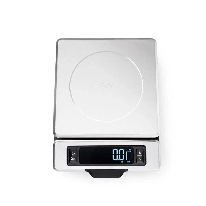 OXO 11 lb Stainless Steel Food Scale with Pull out Display - Image 5