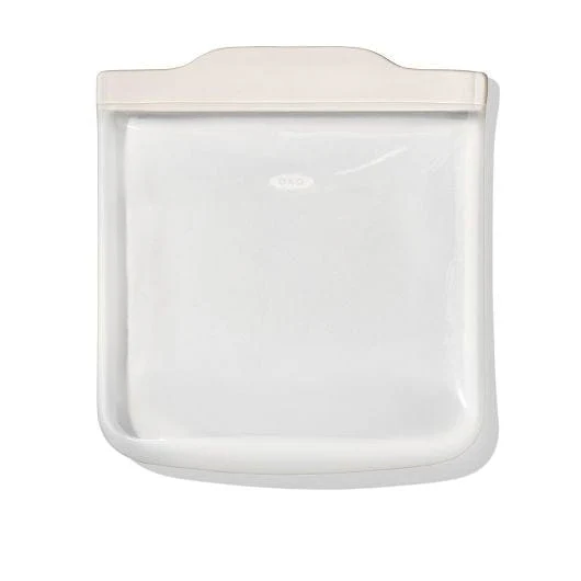 OXO 28 oz Silicone Reusable Sandwich Bag  - Oat - Image 2