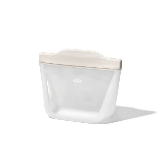 OXO Good Grips 12 oz Silicone Reusable Stand-Up Snack Bag - Image 3