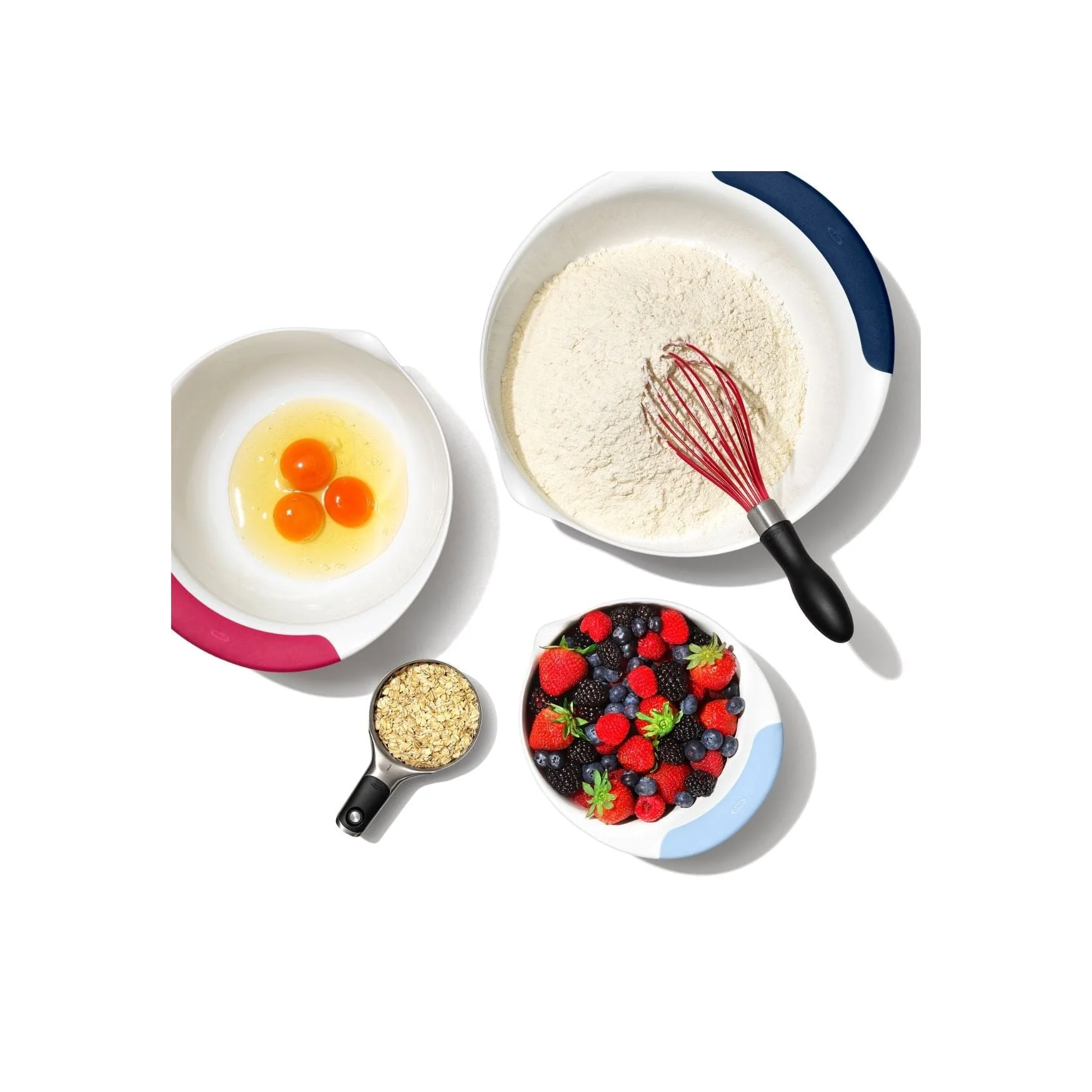 OXO Good Grips 3 piece Mixing Bowl Set - Image 4