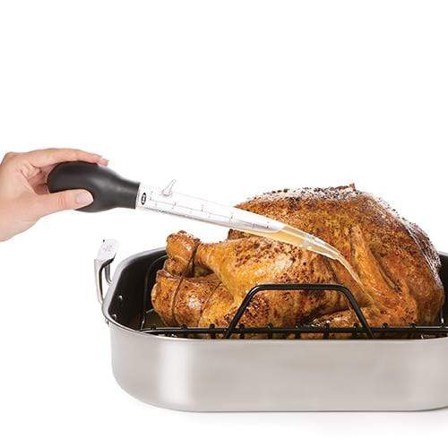 OXO Good Grips Angled Poultry Baster with Cleaning Brush - Image 5